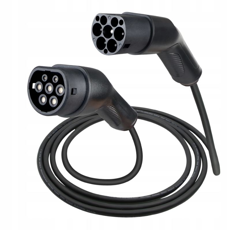 Kabel do ładowania samochodu elektrycznego Typ2 - Typ2 /  7,2kW / 5m